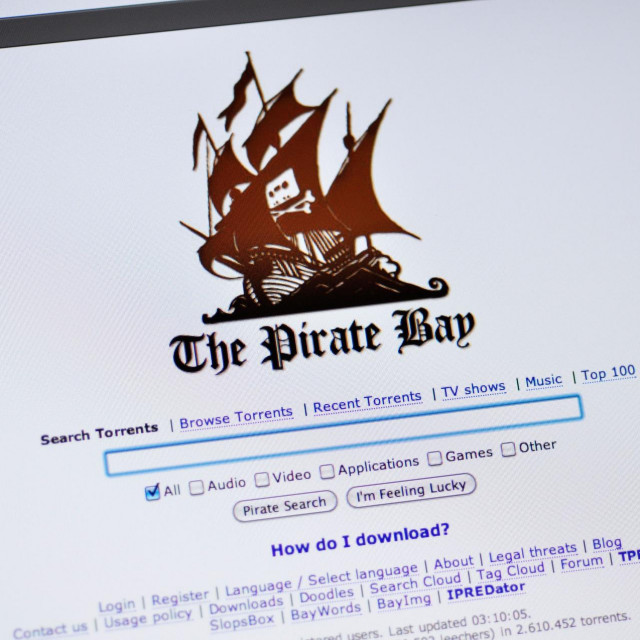 &lt;p&gt;The Pirate Bay, piratska web stranica &lt;/p&gt;
