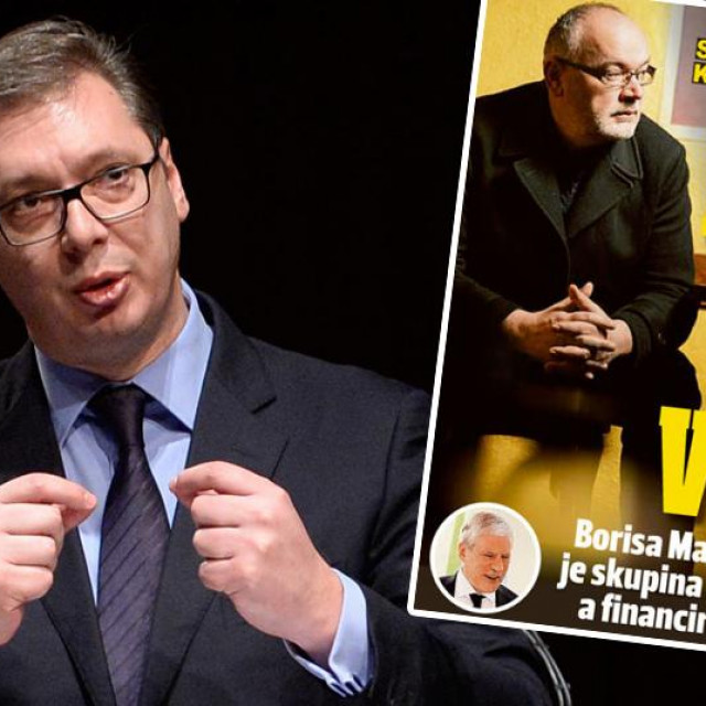 &lt;p&gt;Aleksandar Vučić; u pravokutniku: naslovnica tabloida 7dnevno&lt;/p&gt;
