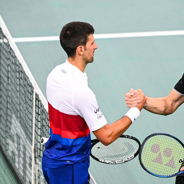 Novak Đoković i Marton Fucsovics igrali su međusobno prije par mjeseci na Mastersu u Parizu
