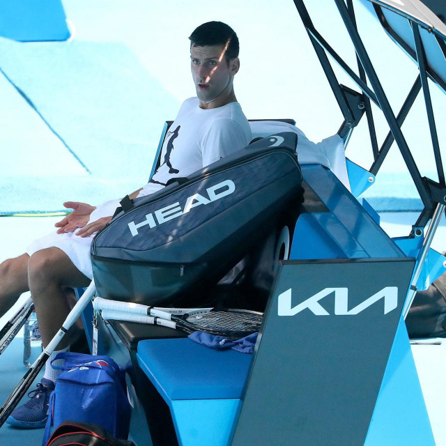 &lt;p&gt;Novak Đoković na treningu u Melbourneu&lt;/p&gt;
