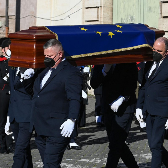 &lt;p&gt;Pogreb preminulog predsjednika EP-a Davida Sassolija&lt;/p&gt;

