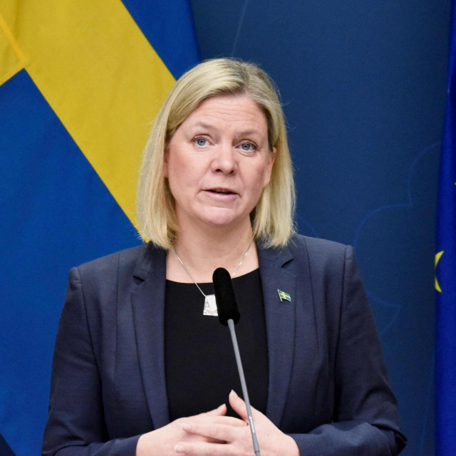 &lt;p&gt;Švedska premijerka Magdalena Andersson&lt;/p&gt;
