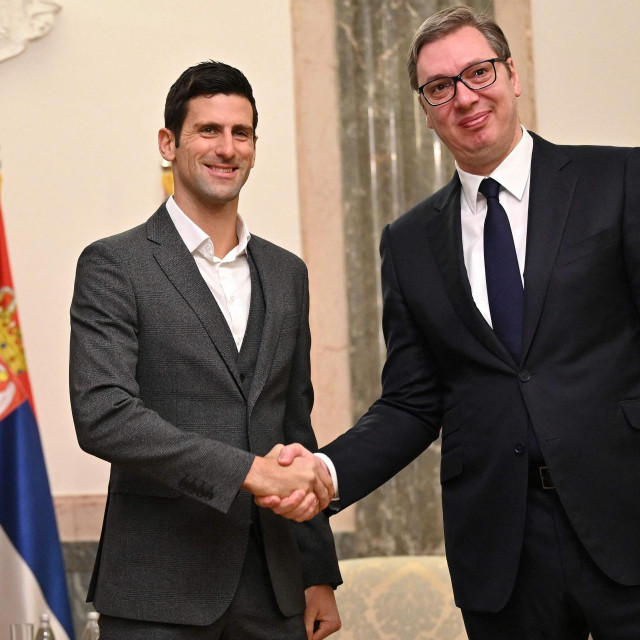 Novak Đoković je bio gost predsjednika Srbije Aleksandra Vučića
