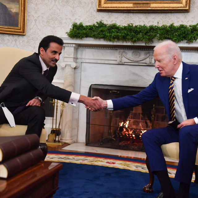 &lt;p&gt;Američki predsjednik Joe Biden i katarski emir Sheikh Tamim Bin Hamad Al-Thani&lt;/p&gt;
