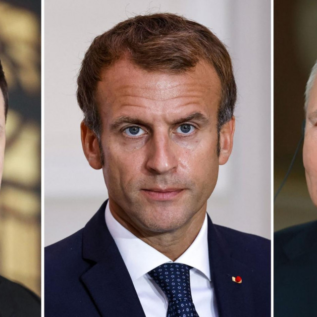 &lt;p&gt;Volodimir Zelenski, Emmanuel Macron, Vladimir Putin/Ilustracija&lt;/p&gt;
