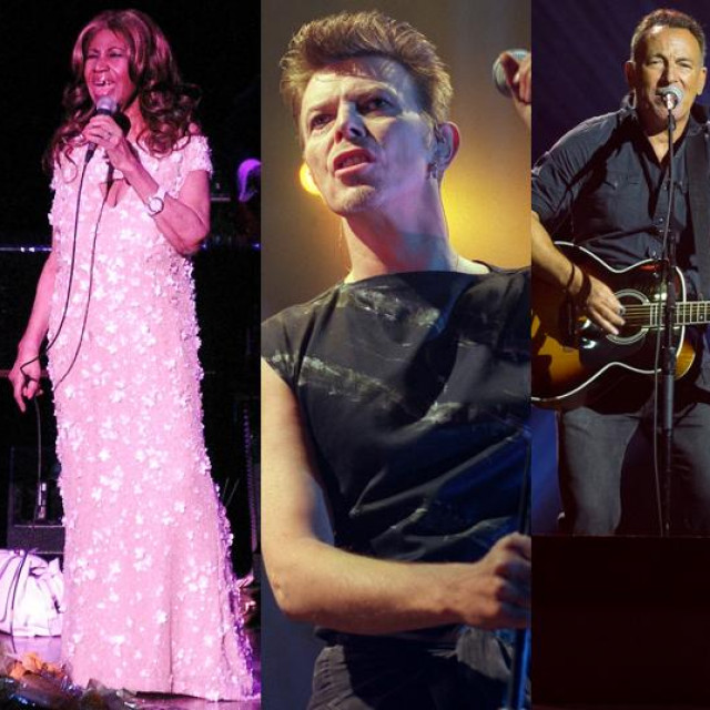 &lt;p&gt;Bob Dylan, Aretha Franklin, David Bowie, Bruce Springsteen, Kurt Cobain&lt;/p&gt;
