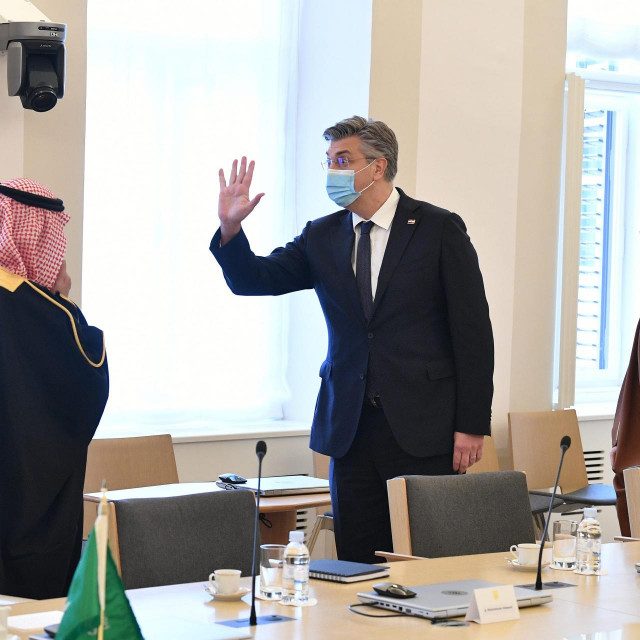 Plenković primio ministra vanjskih poslova Kraljevine Saudijske Arabije, princa Faisala bin Farhana Al Sauda
