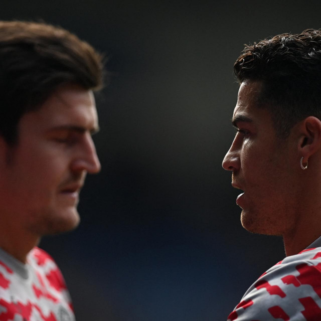 Harry Maguire i Cristiano Ronaldo
