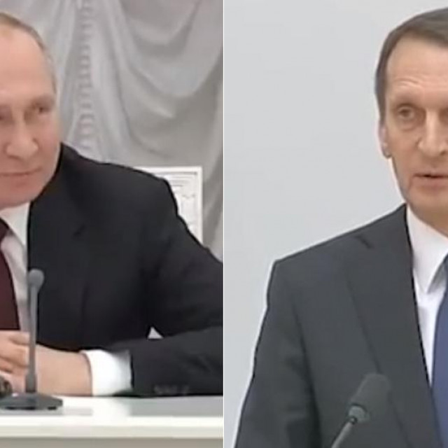 &lt;p&gt;Vladimir Putin; Sergej Nariškin&lt;/p&gt;
