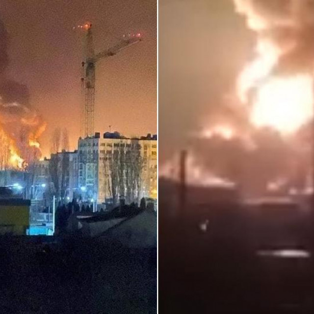 &lt;p&gt;Požari u predgrađima Harkova i Kijeva&lt;/p&gt;
