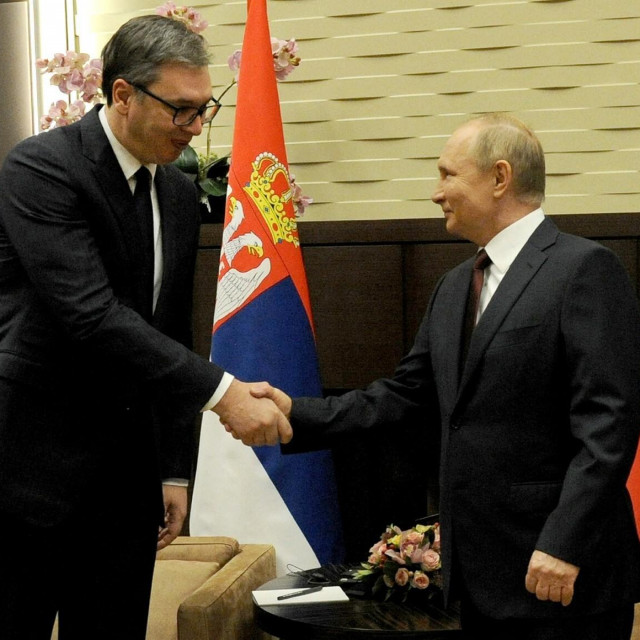 Aleksandar Vučić i Vladimir Putin
