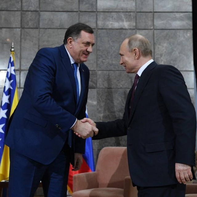 Milorad Dodik i Vladimir Putin, arhivska fotografija
