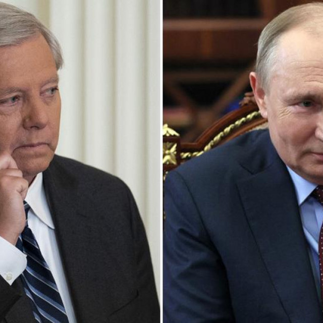Lindsey Graham i Vladimir Putin
