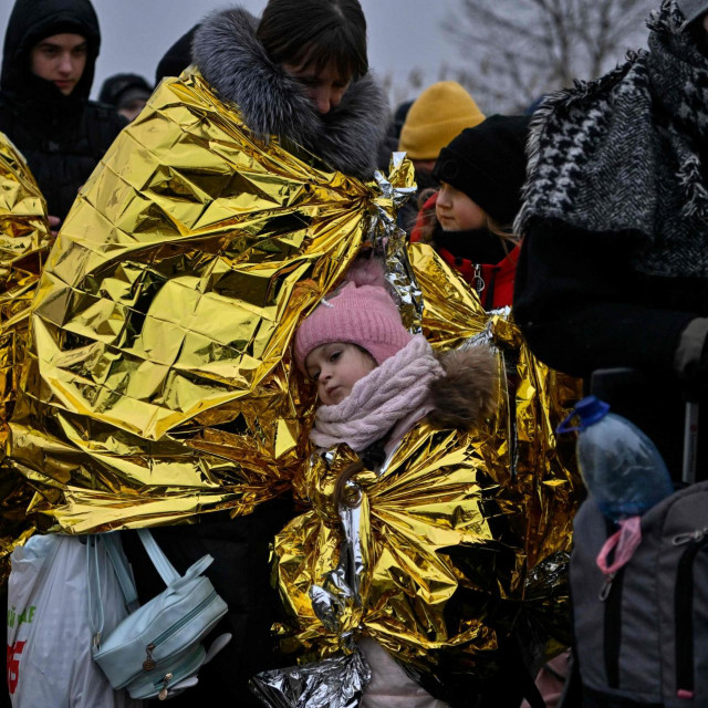 &lt;p&gt;Ukrajinske izbjeglice na poljskoj granici&lt;/p&gt;
