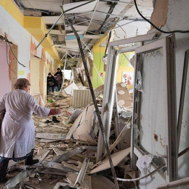 &lt;p&gt;Dječja bolnica u Mariupolju nakon bombardiranja&lt;/p&gt;
