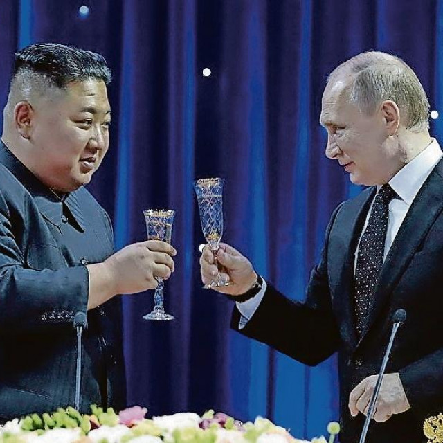 Kim Jong Un i Vladimir Putin
