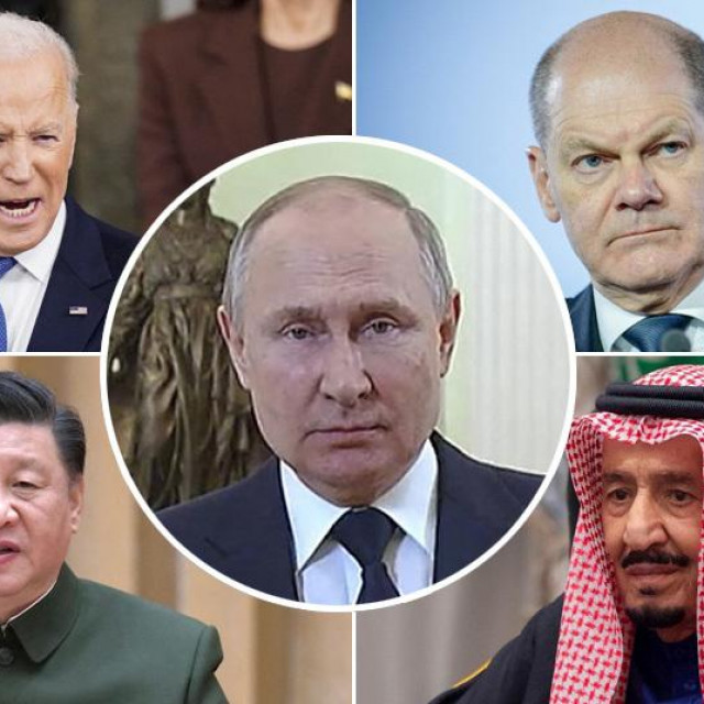 &lt;p&gt;Joe Biden, Olaf Scholz, Xi Jinping, Salman bin Abdulaziz Al Saud i Vladimir Putin (u krugu)&lt;/p&gt;
