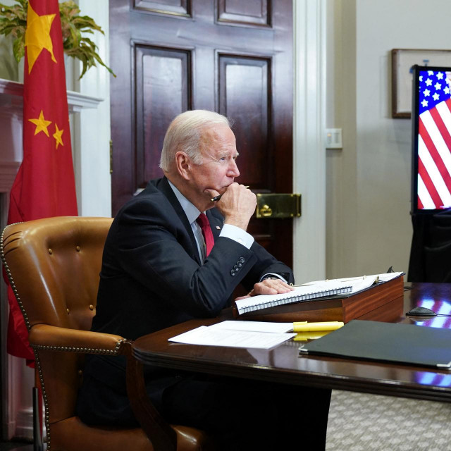 Predsjednik SAD-a Joe Biden i kineski predsjednik Xi Jinping
