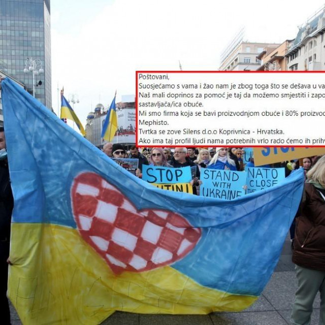 U FB grupi 'Ukrajinci u Hrvatskoj' nude pomoć i posao
