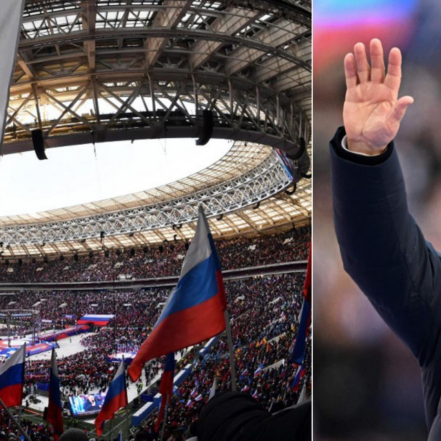 &lt;p&gt;Vladimir Putin na stadionu Lužnjiki&lt;/p&gt;
