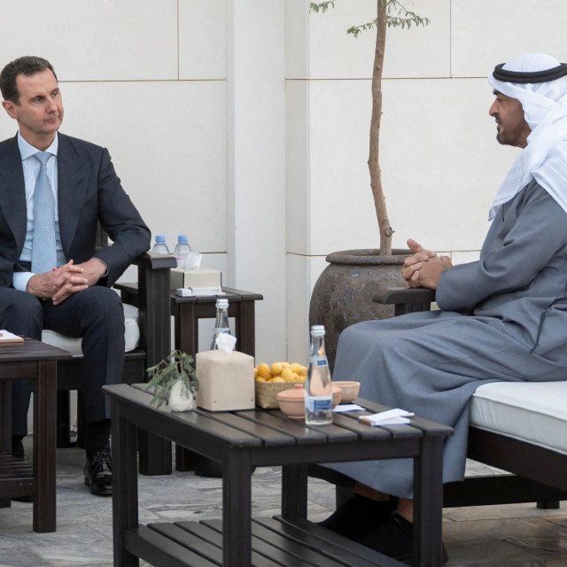 &lt;p&gt;Bashar al-Assad i Mohammed bin Zayed Al-Nahyan&lt;/p&gt;
