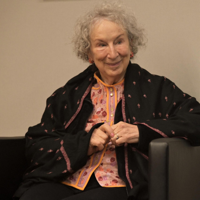 &lt;p&gt;Margaret Atwood interviewed at a press conference, during the Lattes Grinzane 2021 Award, at the Busca Social Theater, in Alba, Italy, on October 02, 2021. Margaret Atwood received the Lattes Grinzane 2021 Special Prize.,Image: 636198441, License: Rights-managed, Restrictions: Italy Out, Model Release: no, Credit line: IPA/ABACA/Abaca Press/Profimedia&lt;/p&gt;
