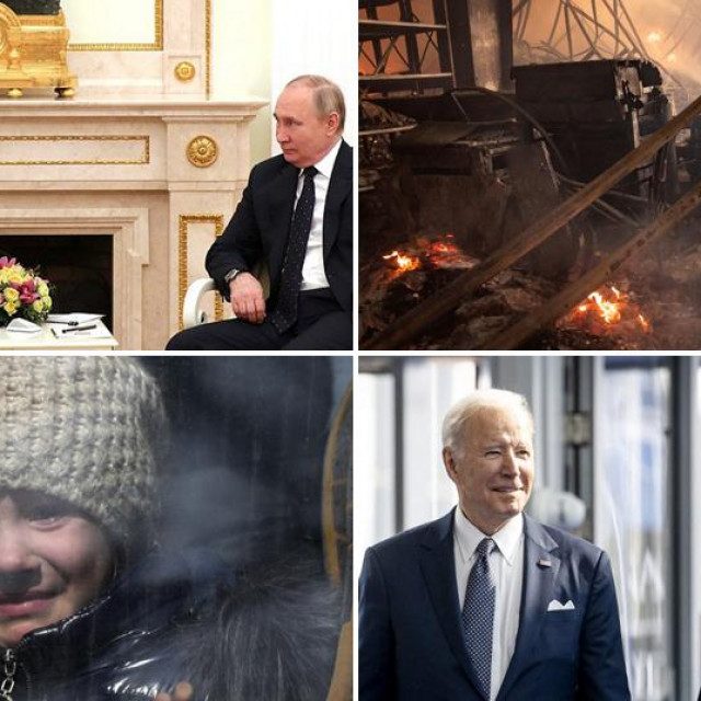 &lt;p&gt;Aleksandar Lukašenko i Vladimir Putin, prizor iz Kijeva, ukrajinske izbjeglice, Joe Biden i Jens Stoltenberg&lt;/p&gt;
