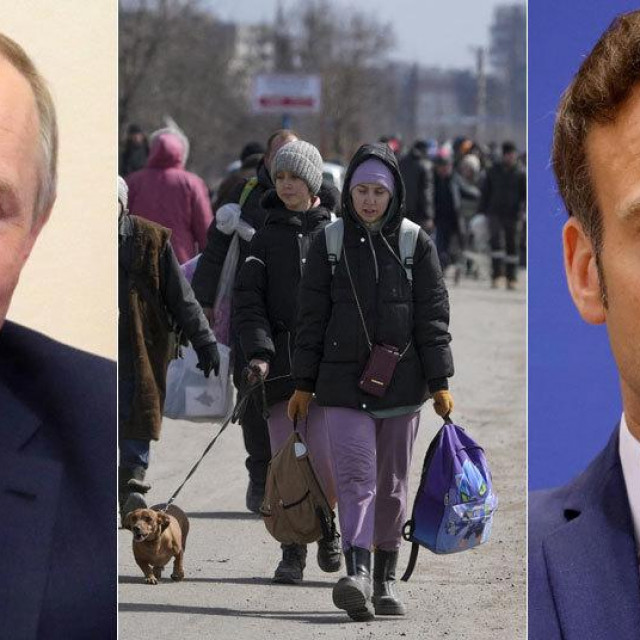 &lt;p&gt;Vladimir Putin; izbjeglice napuštaju Mariupolj; Emmanuel Macron&lt;/p&gt;
