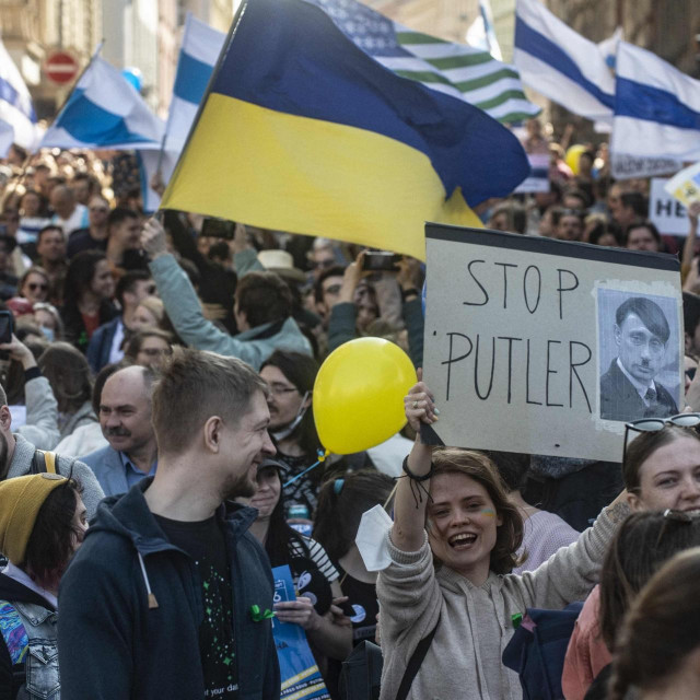 Rusi u Češkoj prosvjeduju protiv rata
