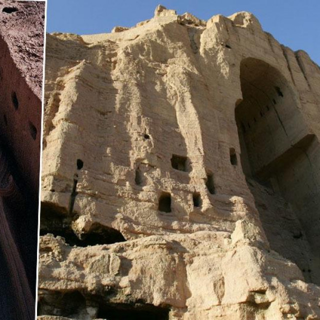 &lt;p&gt;Mjesto na kojem je nekad bio golemi kip Bude u Afganistanu i kip Bude u Bamiyanu snimljen 1997. godine&lt;/p&gt;
