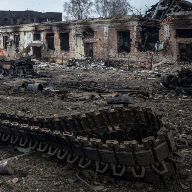 &lt;p&gt;Uništen ruski tenk u gradu Trostjancu&lt;/p&gt;