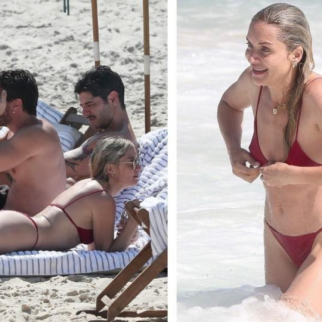 &lt;p&gt;Melissa Cohen uživala je u društvu dvojice muških prijatelja na plaži&lt;/p&gt;