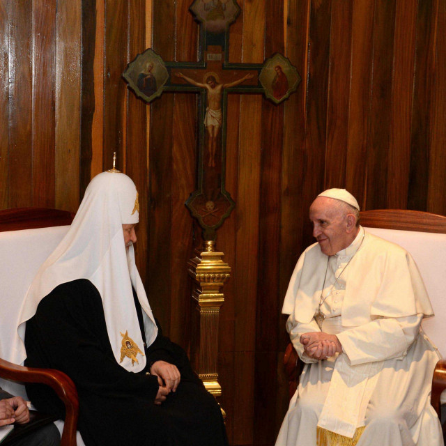 &lt;p&gt;Papa Franjo i patrijarh Kiril&lt;/p&gt;
