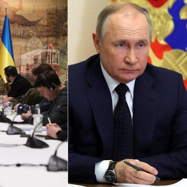 Pregovori Ukrajine i Rusije u Istanbulu; Vladimir Putin