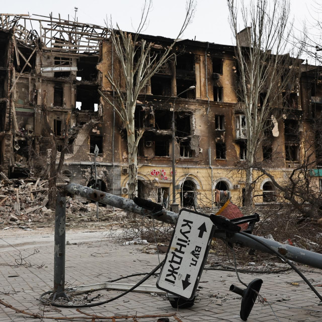 &lt;p&gt;Ruševina u Mariupolju&lt;/p&gt;