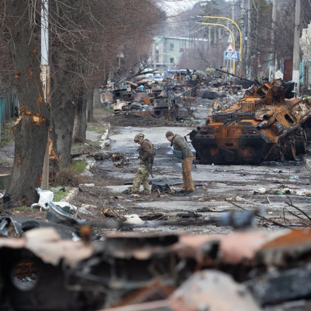 &lt;p&gt;Uništeni ruski tenkovi na ulicama Buče&lt;/p&gt;
