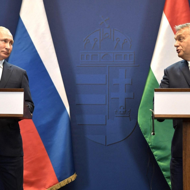 Vladimir Putin i Viktor Orban, arhivska fotografija