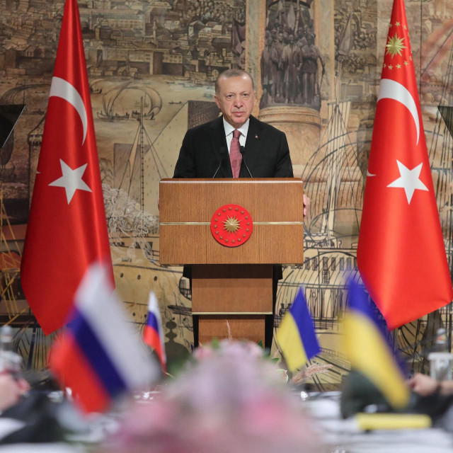 &lt;p&gt;Recep Tayyip Erdogan na otvaranju pregovora između Rusije i Ukrajine&lt;/p&gt;