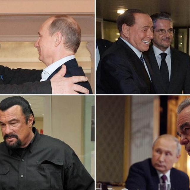 &lt;p&gt;Vladimir Putin u društvu Gérarda Depardieua, Stevena Seagala, Olivera Stonea i Silvija Berlusconija&lt;/p&gt;