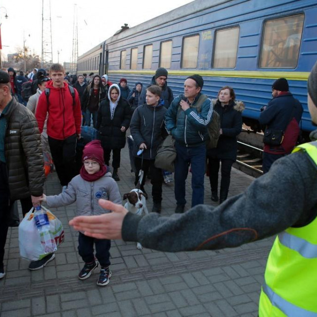 &lt;p&gt;Prijevoz ukrajinskih izbjeglica željeznicom&lt;/p&gt;