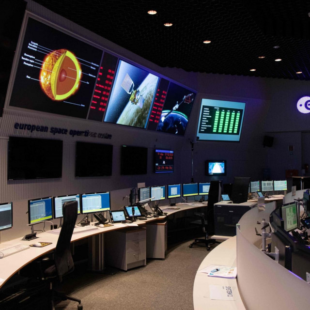 &lt;p&gt;Glavna kontrolna soba Europske svemirske agencije.&lt;/p&gt;