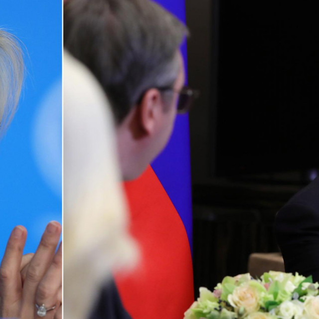 &lt;p&gt;Maria Zaharova, Aleksandar Vučić i Vladimir Putin&lt;/p&gt;
