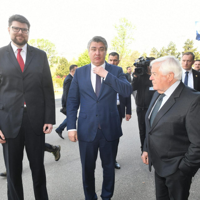 &lt;p&gt;Pedja Grbin, Zoran Milanović, predsjednik Republike Hrvatske i Milan Kučan&lt;/p&gt;