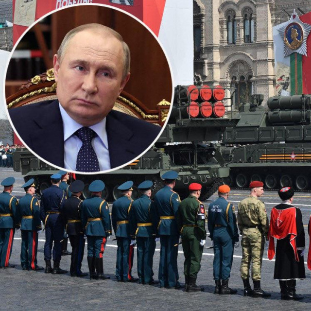 &lt;p&gt;pripreme za proslavu Dana pobjede u Moskvi; Vladimir Putin (u krugu)&lt;/p&gt;