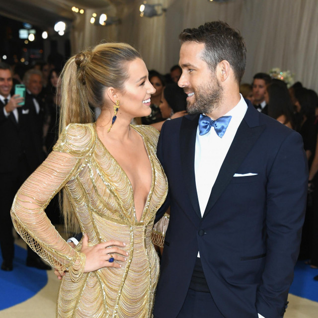 &lt;p&gt;NEW YORK, NY - MAY 01: Blake Lively (L) and Ryan Reynolds attend the ”Rei Kawakubo/Comme des Garcons: Art Of The In-Between” Costume Institute Gala at Metropolitan Museum of Art on May 1, 2017 in New York City. (Photo by Dia Dipasupil/Getty Images For Entertainment Weekly)&lt;/p&gt;