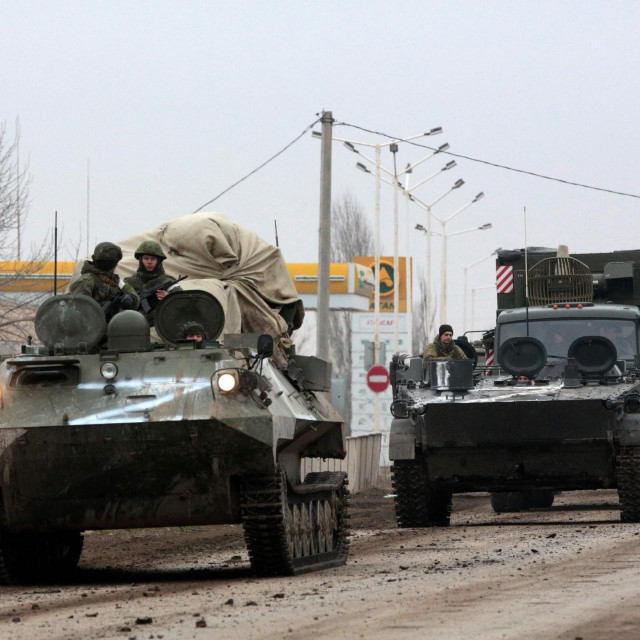 &lt;p&gt;Ruska vojna vozila na Krimu 25. veljače / Ilustracija&lt;/p&gt;