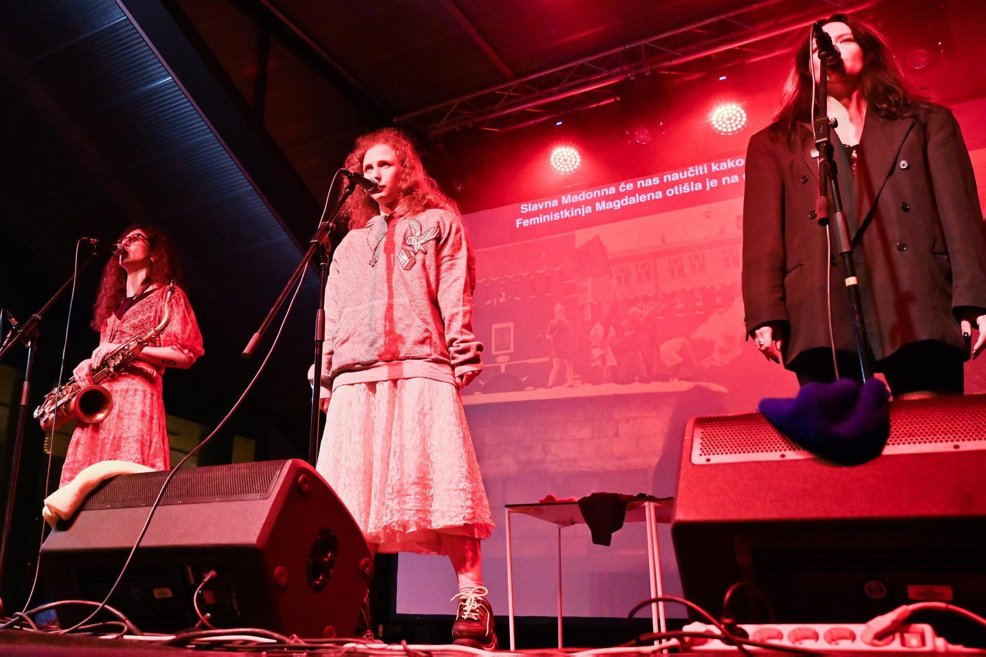 Članice benda ‘Pussy Riot‘ održale koncert u Zagrebu 24959105