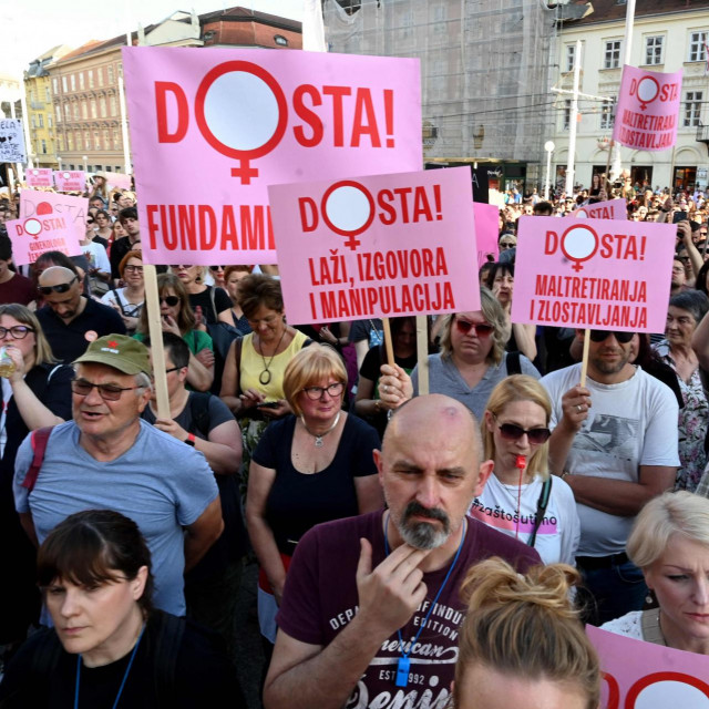 &lt;p&gt;prosvjed u znak potpore Mireli Čavajdi u Zagrebu&lt;/p&gt;