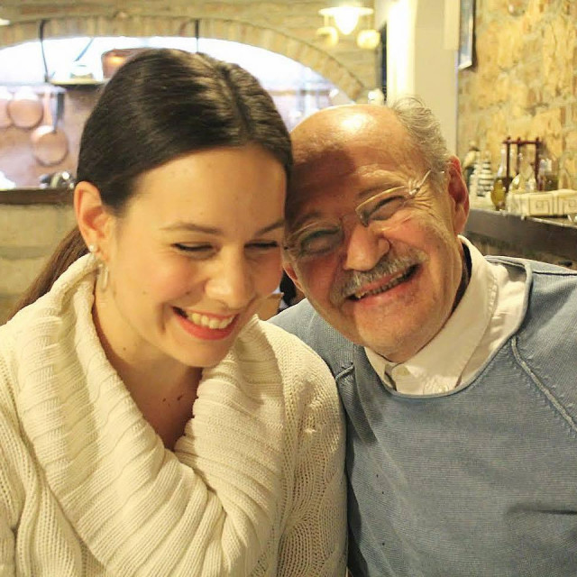 Nana Nadarević i njen otac Mustafa