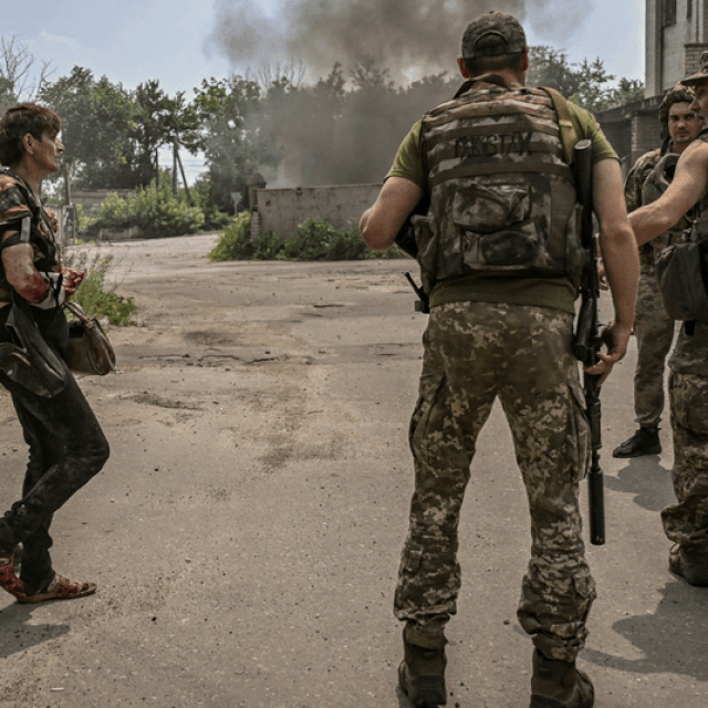 &lt;p&gt;Ukrajinski vojnici u Donbasu,; projektili koje ispaljuje izraelska Čelična kupola; uništena škola u Donbasu&lt;/p&gt;